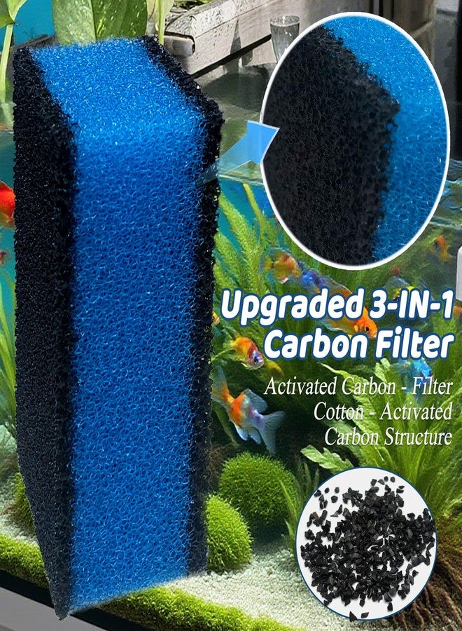 PurifyLogix 2 Sets of Upgraded Three-Stage Filtration Fish Tank Filter for AquaClear 30 Power Filter, 2 Set of Replacement Maintenance Kit for Fish Tank Filter for 30/150 30-Gallon Aquarium - Image 5